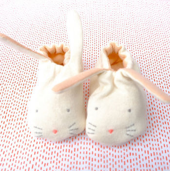 Bunny Baby Bootees, 3 of 8