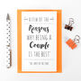Anniversary Fold Out Banner Card For Him, thumbnail 1 of 5