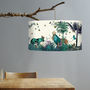 Tropical Lions Lampshade, Blue, thumbnail 2 of 10