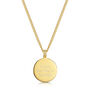 Compass Men's Necklace 18 K Gold Plated Solid Silver, thumbnail 4 of 7