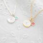 Mother Of Pearl Initial Personalised Necklace, thumbnail 4 of 12
