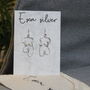 Athena Recycled Silver Earrings, thumbnail 3 of 6