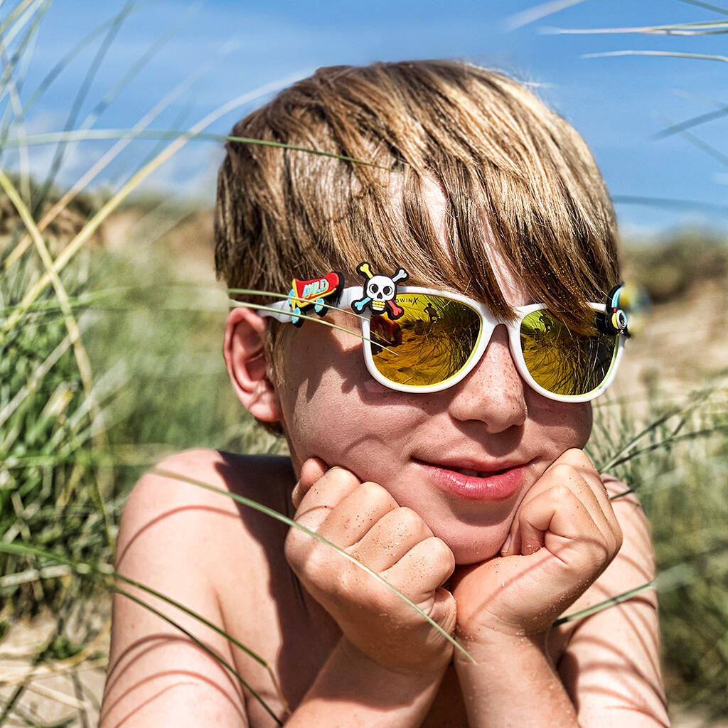 Children’s White Sunglasses And Charm Kit, 1 of 12