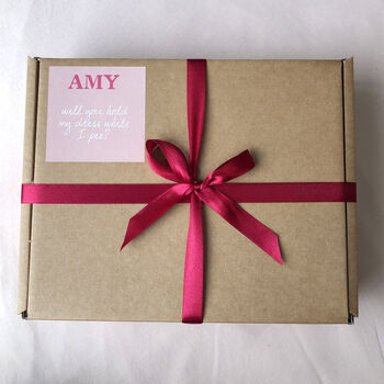 Personalised 'Will You Be My Bridesmaid Gift Box', 3 of 6
