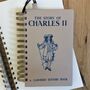 'Charles I I' Upcycled Notebook, thumbnail 1 of 4