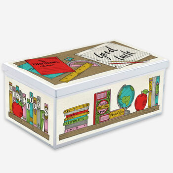 Personalised Hand Iced Back To School Biscuit Tin, 4 of 6