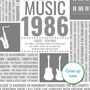 Personalised 40th Birthday Print 1986 Music Year Gift, thumbnail 11 of 12