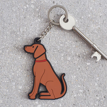 Vizsla Key Ring Personalisation Available, 3 of 4