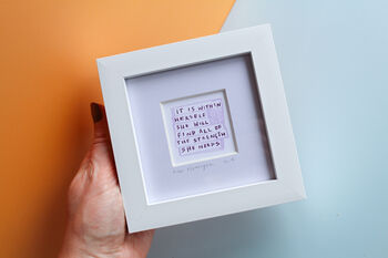 Positivity Quote Strong Women Mini Art Print, 4 of 10