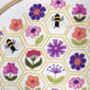 Flower Hive Hand Embroidery Kit, thumbnail 5 of 12