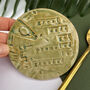 Green Round Nanny Ceramic Coaster, thumbnail 11 of 12