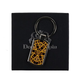 Black And Gold Millefiori Keyring, 6 of 8