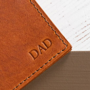 Personalised Leather Card Wallet, 11 of 12