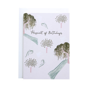 Willow Tree Birthday Card For Friend, 3 of 4