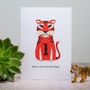 Tiger First Birthday Card Age One, thumbnail 1 of 2
