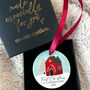 Personalised First Christmas In New Home Bauble Gift, thumbnail 5 of 11