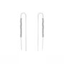 Sterling Silver Dorica Chain Bead Drop Earring, thumbnail 7 of 8