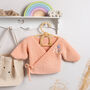 Personalised Baby Cardigan Knitting Kit, thumbnail 1 of 11