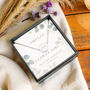 Personalised Botanical Sentiment Silver Tone Necklace, thumbnail 3 of 5