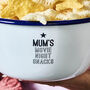 Personalised Mum's Movie Night Snack Bowl, thumbnail 2 of 3
