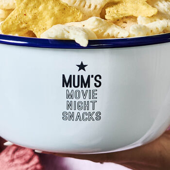Personalised Mum's Movie Night Snack Bowl, 2 of 3