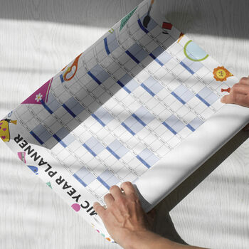 A1 Academic Wall Calendar 2025 2026, 4 of 12