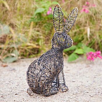 Hare Wire Garden Ornament, 6 of 6