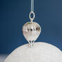 Hot Air Balloon Necklace In Sterling Silver, thumbnail 1 of 8