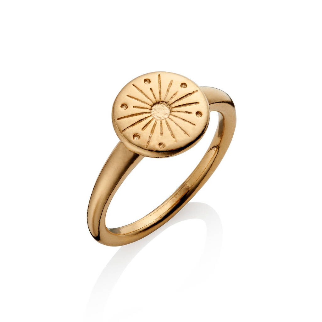 Sun, Moon Or Stars Ring By Under the Rose | notonthehighstreet.com