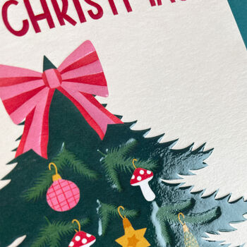 'Merry Christmas' Tree And Presents Christmas Card, 2 of 2