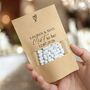 Personalised Mint To Be Wedding Favour Pouch For Guests, thumbnail 4 of 4