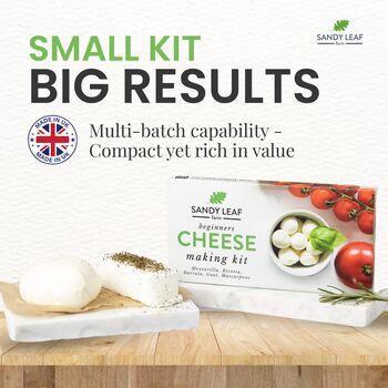 Sandy Leaf Farm Cheese Making Kit Make Five Cheeses, 2 of 8