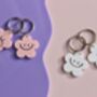 Daisy Keyring Charm Set With Smiley And Grumpy Faces, thumbnail 3 of 5