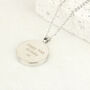 Personalised 70th Birthday Threepence Coin Necklace, thumbnail 5 of 9