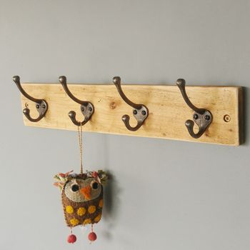 Child's Wooden Coat Rack, 3 of 4