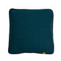 Reversible Quilted Cotton Cushion Cover, thumbnail 5 of 6