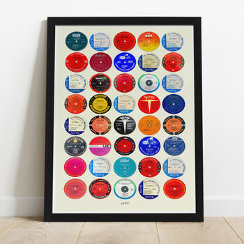 Jazz Music Poster, Personalised Jazz Fan Gift, 4 of 9