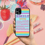 iPhone Case Kawaii Personalised Favourite Things, thumbnail 1 of 2