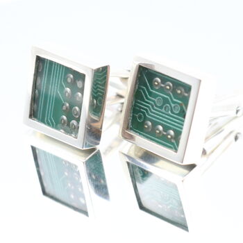 Zx Spectrum Circuit Board Cufflinks, 6 of 7