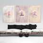 Three Prints Set Yoga Bohemian Sun Original Art, thumbnail 1 of 6