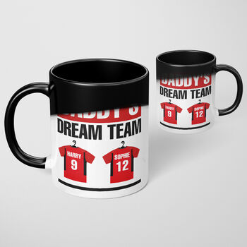 Daddys Dream Team Football Mug Dad Gift Fathers Day, 10 of 10