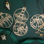 Handmade Brass Christmas Tree Decorations – The Joyful Traditions Collection, thumbnail 1 of 11