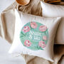 Personalised Bloomsbury Roses Cushion Gift For Couple, thumbnail 1 of 2