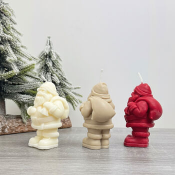 Father Christmas Decoration Candle Santa Claus Gift, 4 of 10
