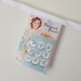 Vintage Style Button Cards Fabric Bunting, thumbnail 8 of 8