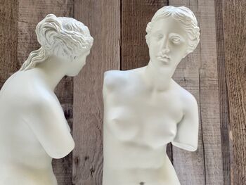 Pair Of Venus White Bookends Heavy Book Holders Gift, 5 of 9