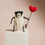 Sheply Sheep With Heart Balloon Felt Valentine's Ornament, thumbnail 3 of 4
