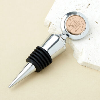 50th Birthday 1976 Penny Bottle Stopper, 2 of 9