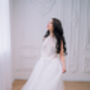 Sleeveless Wedding Dress Topper Lace Bridal Top, thumbnail 4 of 12