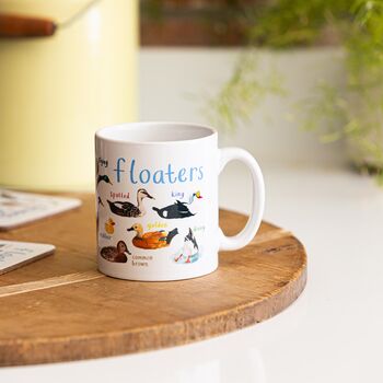 'Floaters' Ceramic Bird Mug, 4 of 8